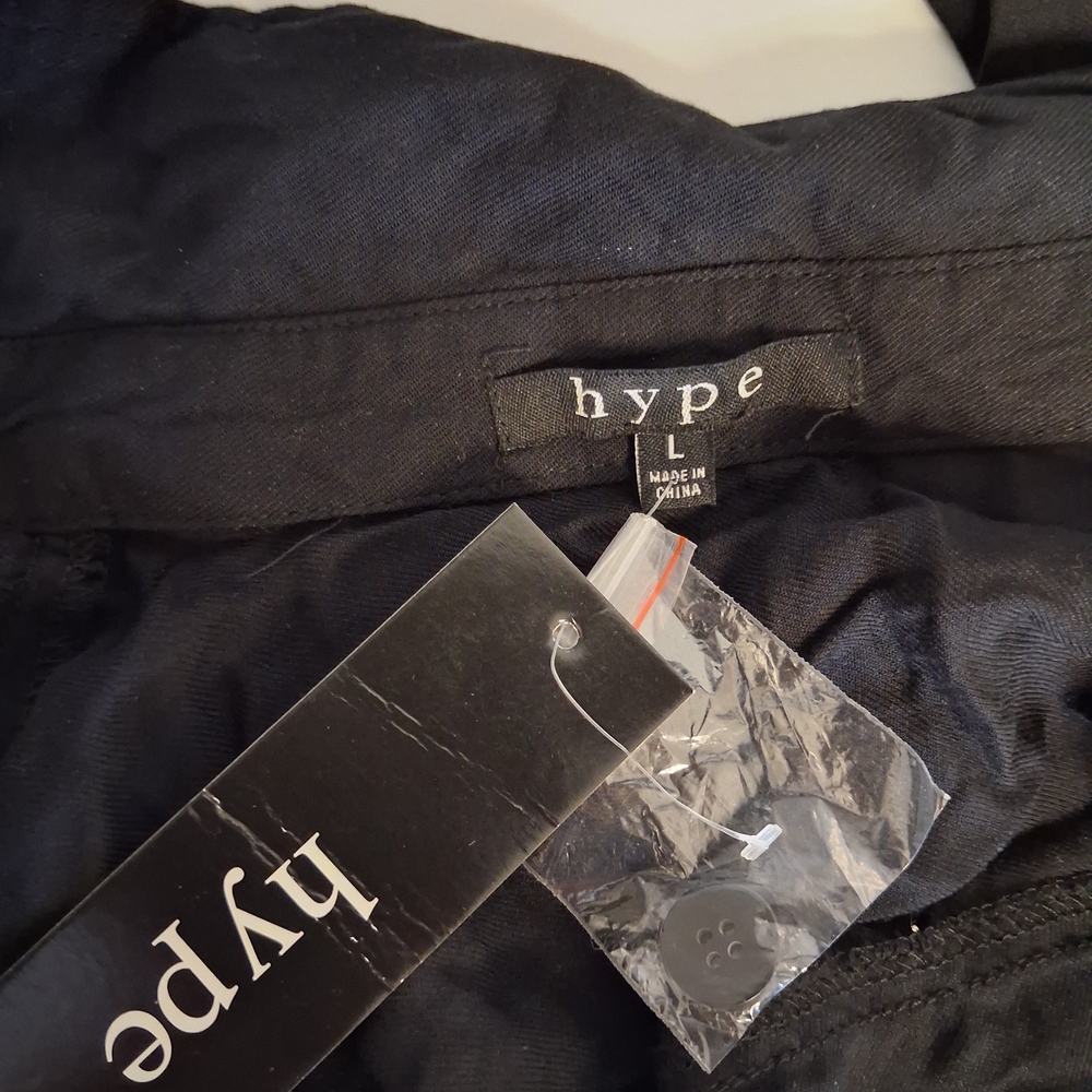 Women's Black Button-Up Jacket - Picture 5 of 7